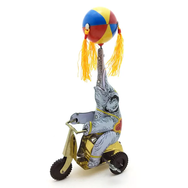 MS833 象乗馬三輪車越境販売鉄ノスタルジックなレトロコレクションおもちゃウィンドウディスプレイ小道具