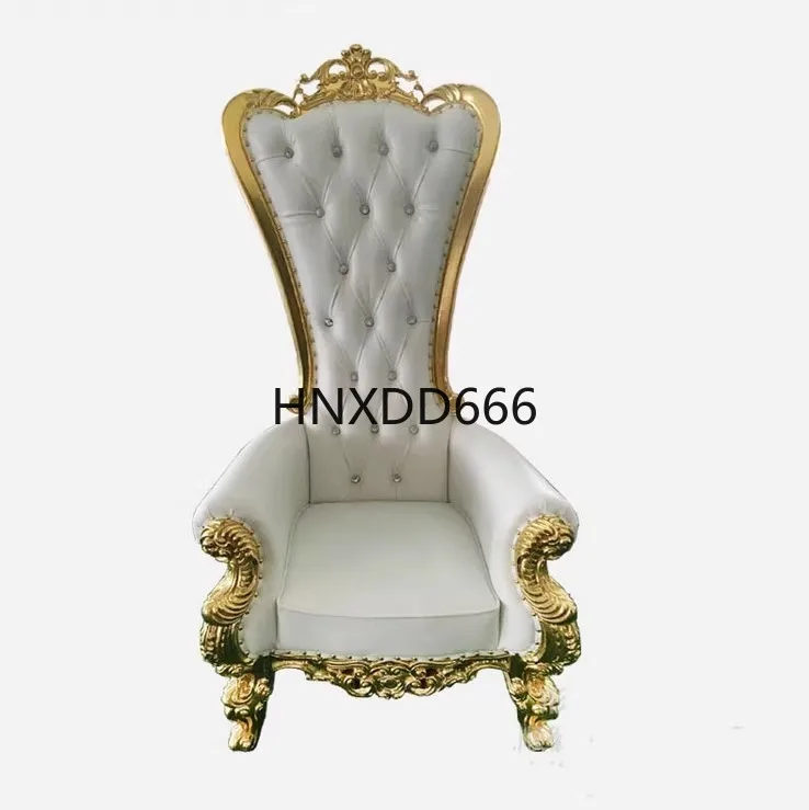

Royal Furniture Ярко-розовый стул из искусственной кожи King Throne для отеля/холла Свадебный стул Трон для продажи с высокой спинкой Queen Pink