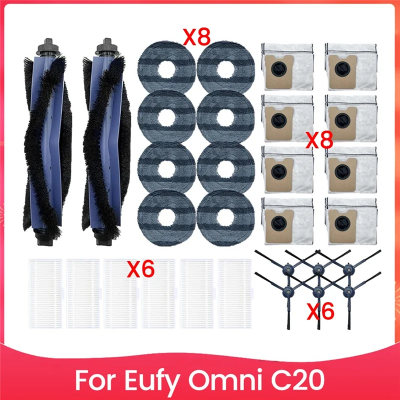 �y�Z�[�����z30 �̐^��u���V�t�B���^�[�_�X�g�o�b�O�ƃ��b�v�N���X�Z�b�g Eufy Omni C20 �|���@�A�N�Z�T���[�������i�p-[2025]