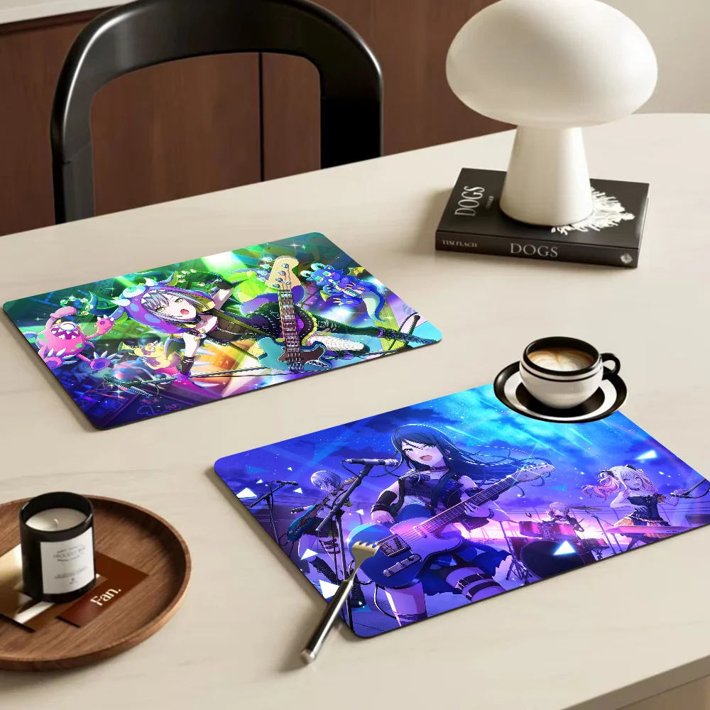 P-Project S-Sekai Coffee Tablewear Drain Pad Bathroom Square Absorbing Anti-slip Dry Mat Kitchen Placemat Dishes Cup Pad