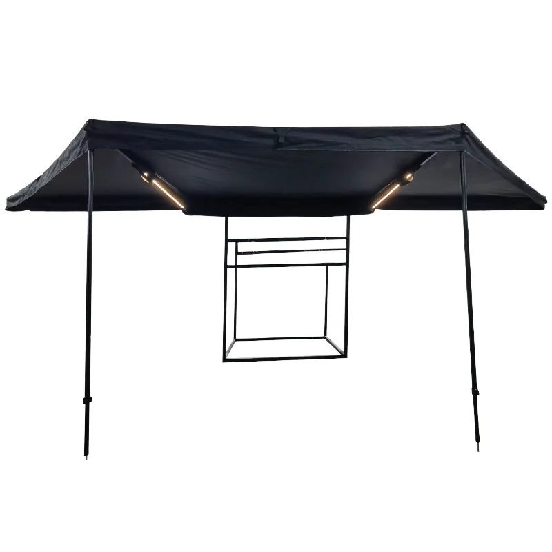 

Factory Price Light Weight Rooftop Tent Car Side Awning 270 Degree Free Standing Car Side Awning for Camping
