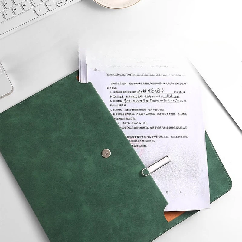 A4 Document Folder – File Folder, Business Document Envelope, Receipt Storage Pouch