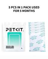 5/10/15/20 PETKIT Replaced Esiccant Preservative Moisture-Proofing Agent For Smart Feeders -5 Packs Transparent Silica Gel Beads