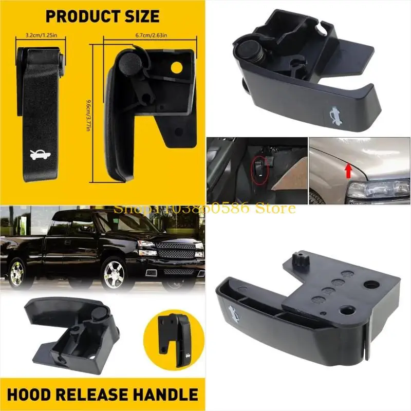 

242A Bonnets Release Handle & Latches Repairs Set 15741109 For C3500 C1500 K2500