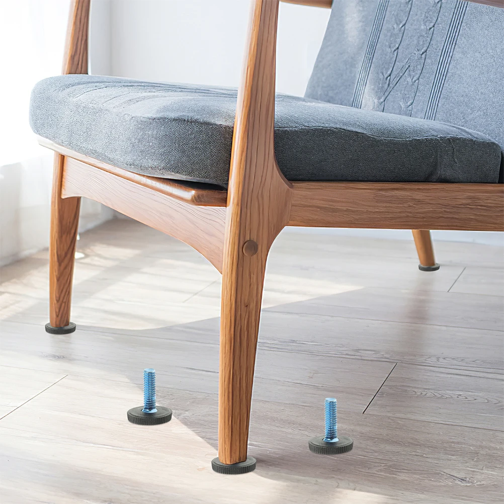 

30pcs Thread Leveler Adjustable Furniture Feet Heavy Duty Sturdy Screw Design Table Chair Leveling Feet For Sofas Bed Legs Easy