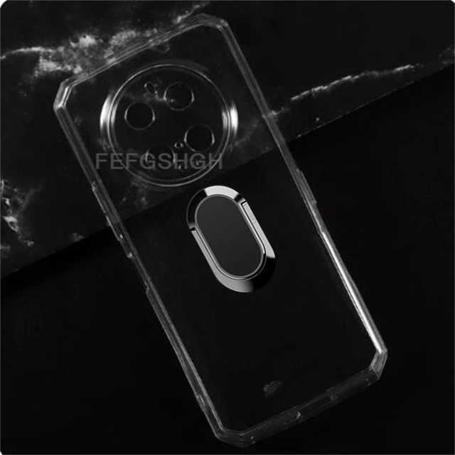 Dla Doogee DK10 DK 10 6.67 "2024 Doogee DK10 tylny uchwyt pierścieniowy uchwyt na telefon pokrywa TPU miękki silikonowy futerał