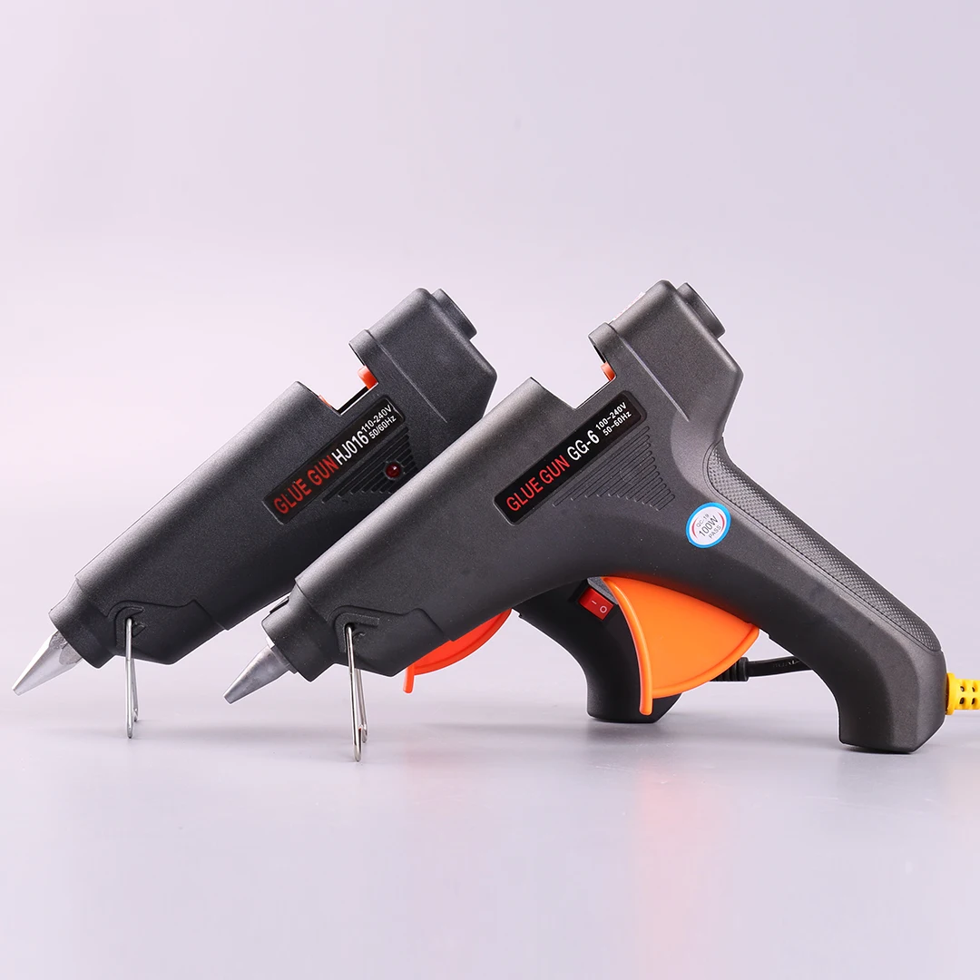 100W Large Size Electric Hot Melt Glue Gun 11mm Thick Glue Rod for Aircraft Model Repair Craft Tool