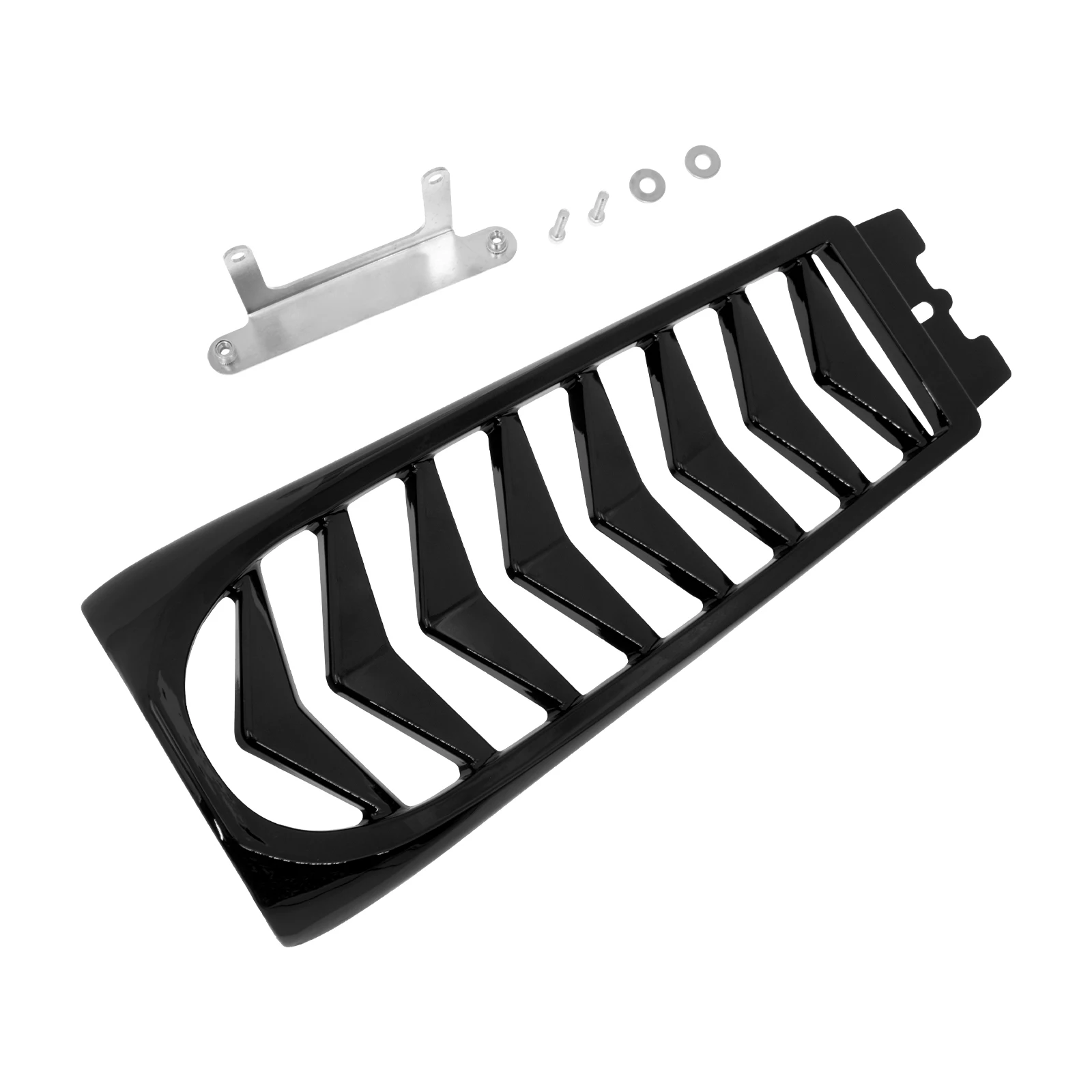 

Motorcycle Black Chin Fairing Spoiler Lower Radiator Cover For Harley For Breakout For Fat Bob 2018-UP