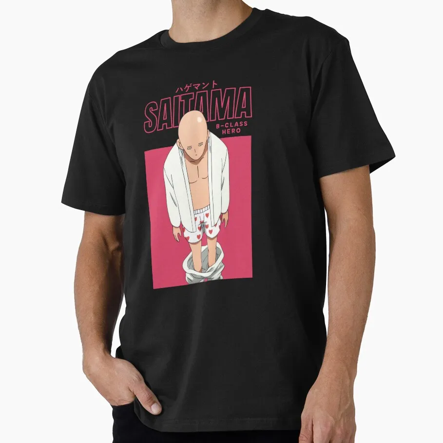 A Hero For Fun Saitama Cartoon Gift T-shirt for Anime lover 1205 One Punch Man Manga Print Graphic Clothes All Size Tops S-6XL