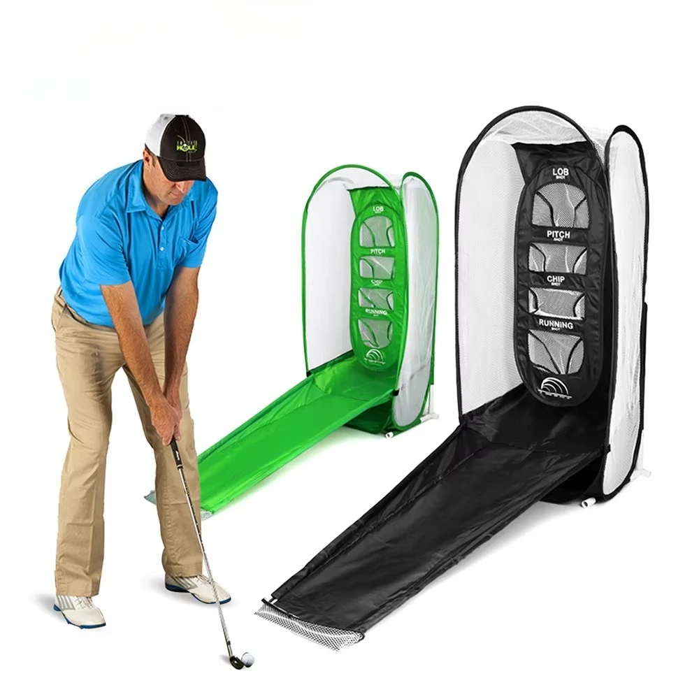 LXW017 Pop-up golf net with target, golf training aid for indoor and outdoor practice