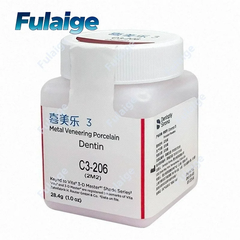 Porcelain Powder Dental Ceramic Crown Bridge Restoration Ceramco3 Ultra-fine Particle Highly Compatible Metal Veneering