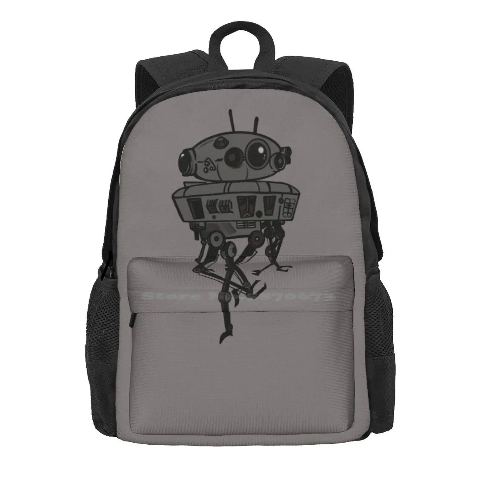 Naughty Ice Planet Spybot Hot Sale Schoolbag Backpack Fashion Bags Droid Afrospacequeen Afro Space Queen Probe Sci Fi Galaxy image 2