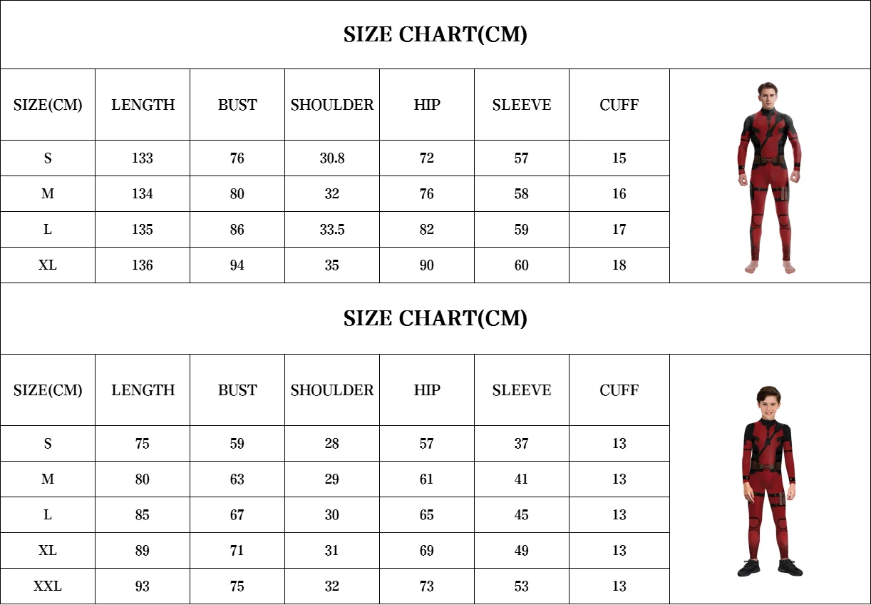 코스프레 슈퍼 히어로 울버린 코스튬 할로윈 가족 세트, 3D 인쇄 영화 점프 슈트, 데드풀 성인 어린이 의류, 젠타이 세트