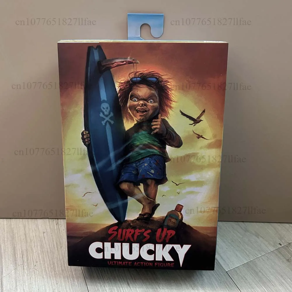 

Surf's UP Chucky Figure Anime Christmas outfit Child's play figures Action Figure Model Toys Joint Movable Doll Birthday Present