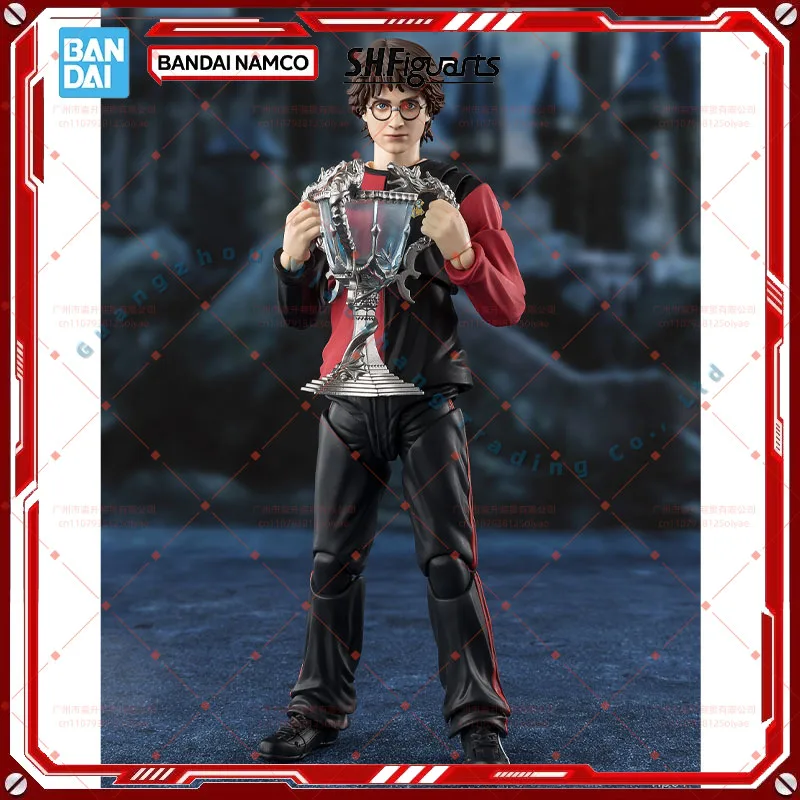 

In Stock Genuine Bandai Harry Potter Model Kit SHF Harry Potter The Goblet of Fire Anime Action Figure Collection Finished Model