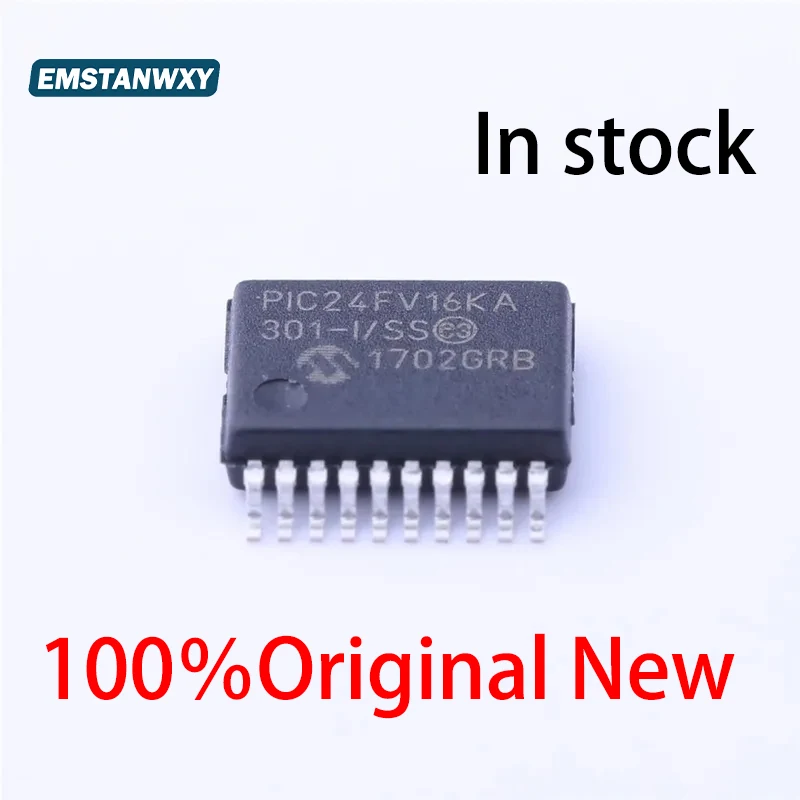 Microcontrolador Original MCU, 100% Novo, PIC24FV16KA301-I SS, 1Pc