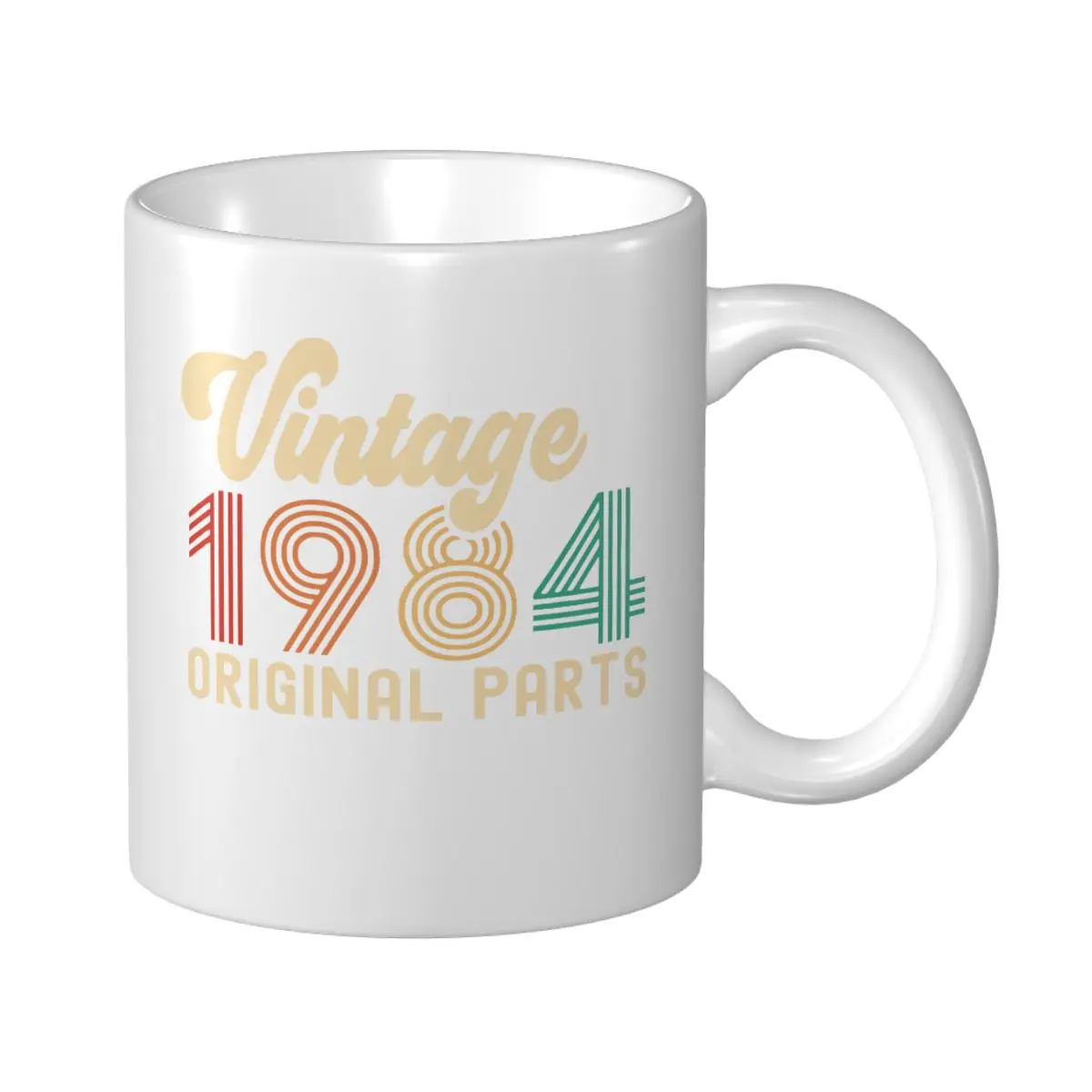 

Mark Cup Mug Vintage 1984 Original Parts Birthday Coffee Cup Mugs Tea Cup Travel Mugs For Office Home