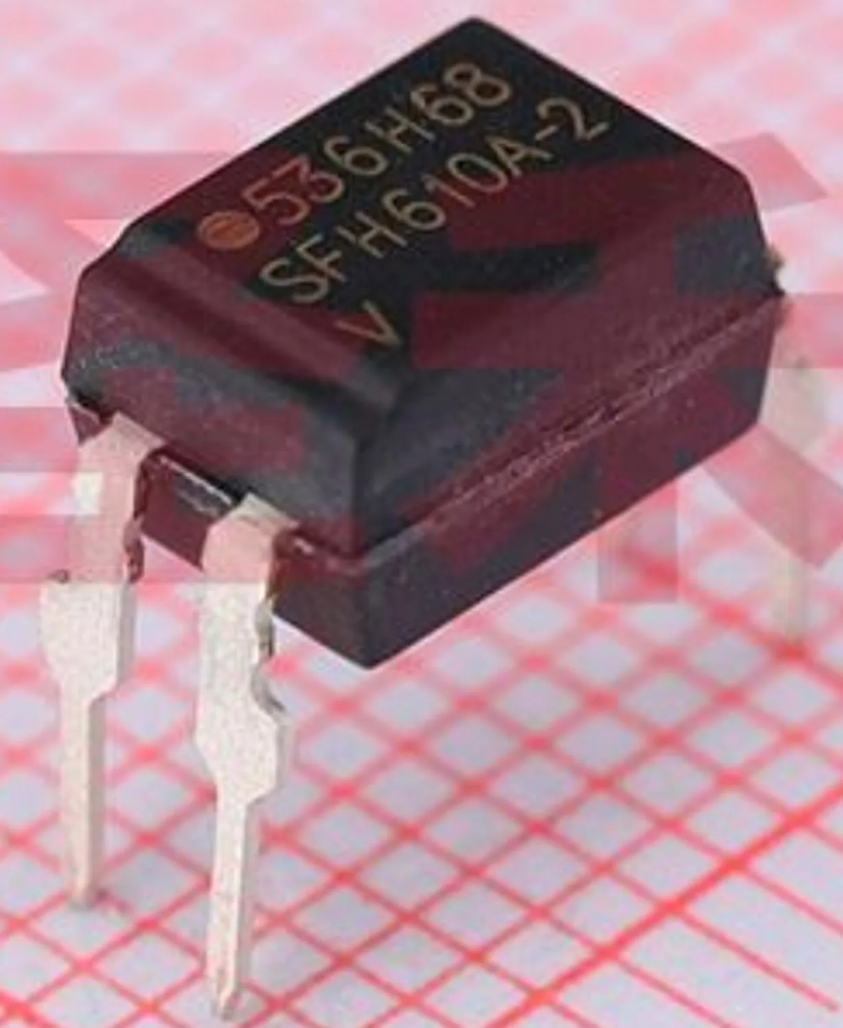 10PCS. Original。Optocoupler, Phototransistor Output, High Reliability, 5300VRMS，1 channel，50mA。DIP-4：SFH610A-2