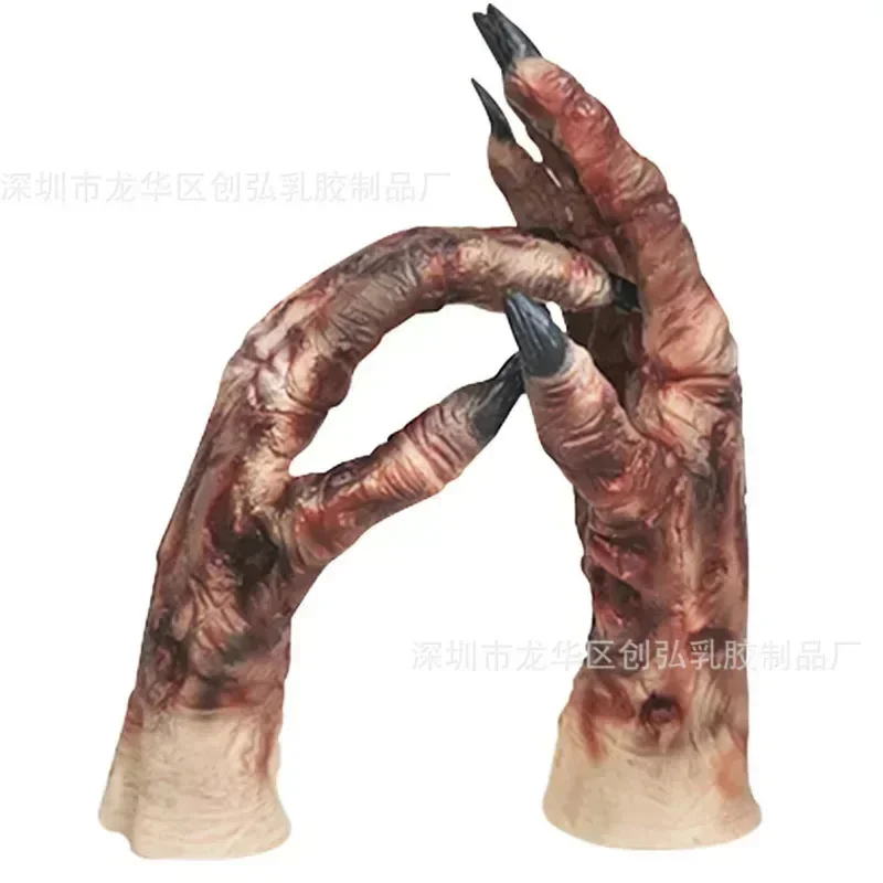 Zombies Mummies Hands Children\'s Adult Version Gloves Ghost House Chamber Halloween Easter Carnival Party Decoration Gifts