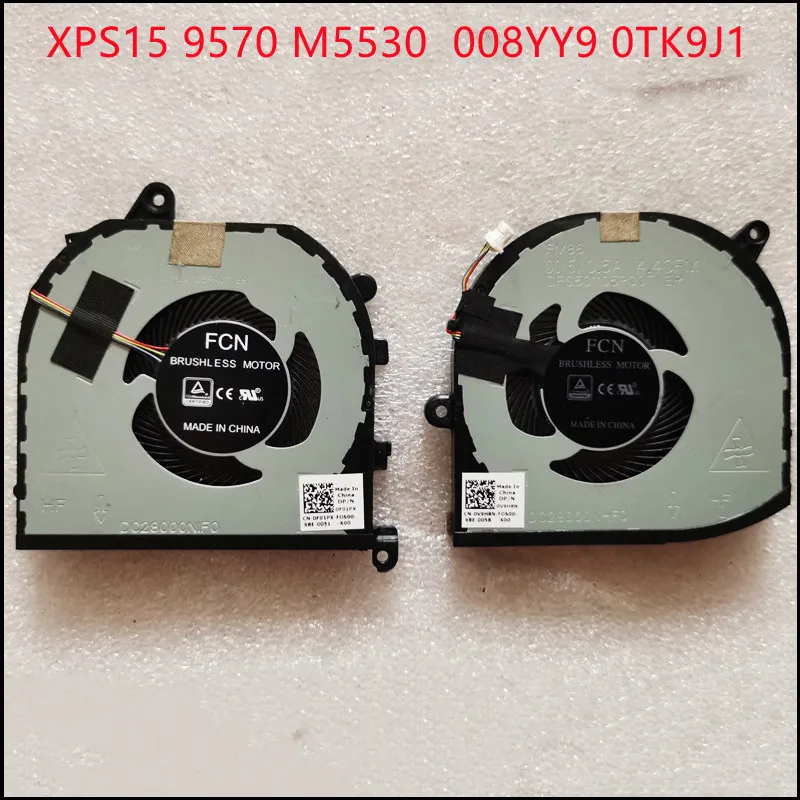 

New Laptop CPU Cooling Fan Cooler Fan For DELL XPS15 9570 M5530 008YY9 0TK9J1