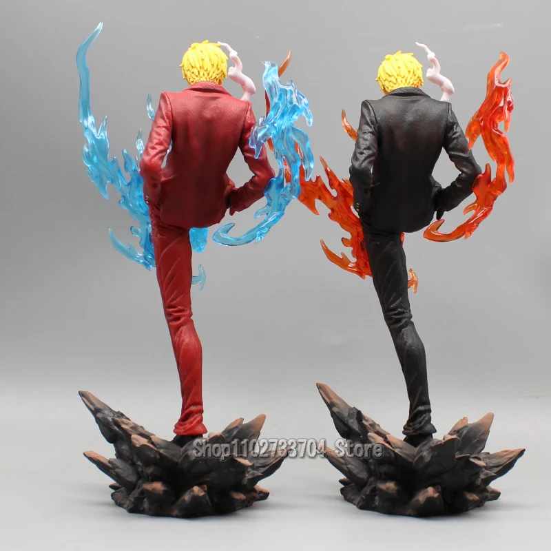 28 cm One Piece Figure Sanji Action Figures Suit Devil's Wind Foot Vinsmoke Sanji PVC Anime Model Collection Giocattoli Ornamen Regali