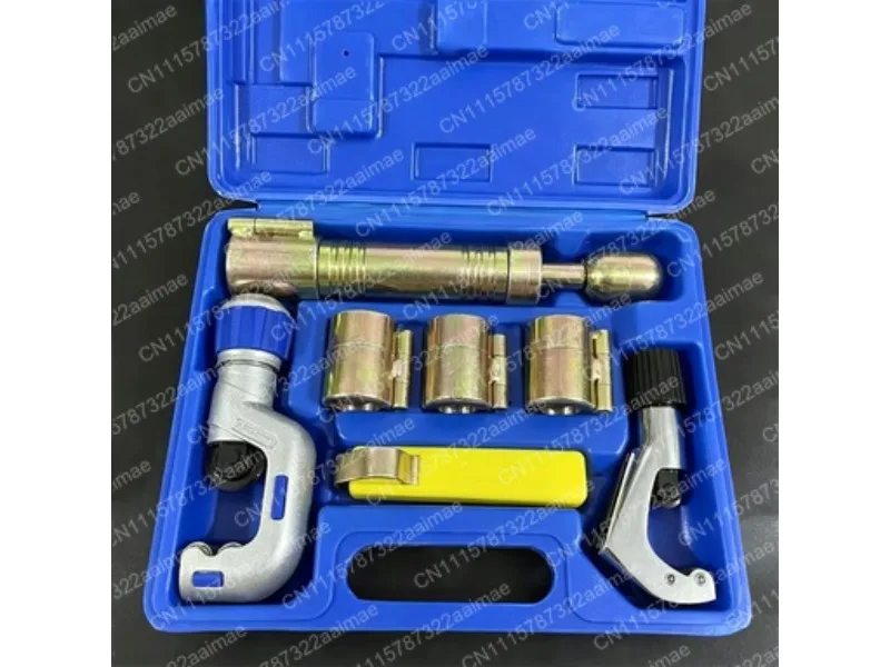 Stainless Steel Corrugated Pipe Cutter Flat Mouth Tool Set for Gas Pipe 4 Points 6 Points Impact Wave Pipe Head Kit
