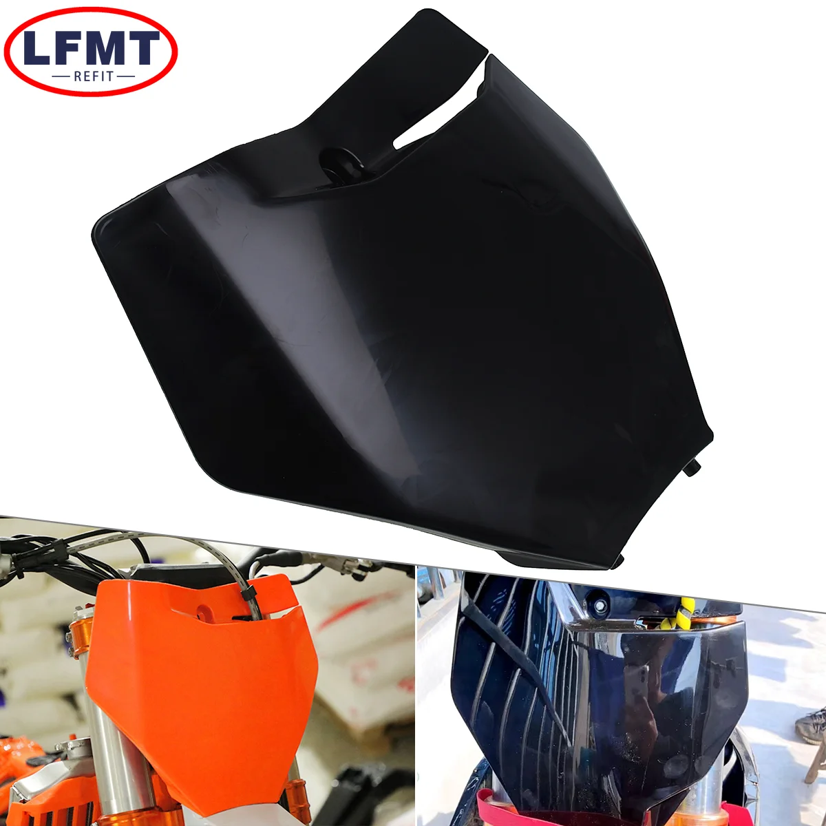 

Motorcycle Front Number Plate Plastic Cover For KTM EXC EXC-F SX SX-F XC XC-F XC-W XCFW Motocross Enduro Dirt Pit Bike 2016-2023