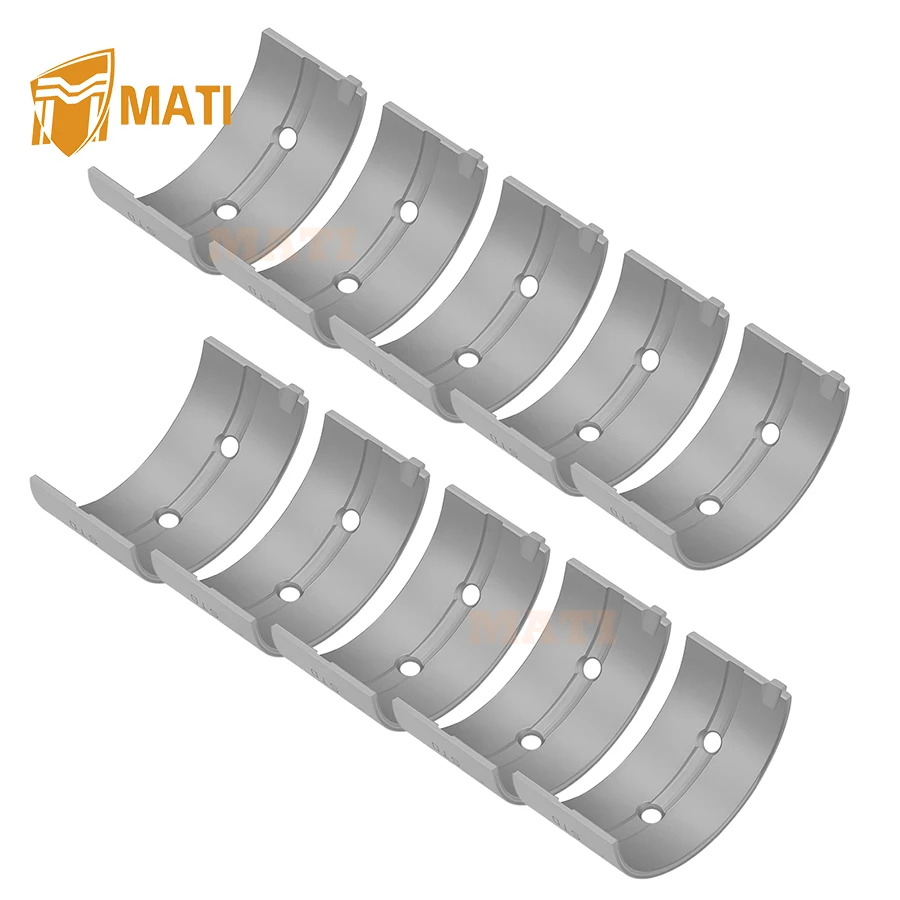 M MATI 10PCS Crankshaf Main Bearing For Yamaha WaveRunner 1800 FX VX SHO Cruiser Boat XBT1800 SXT1800 SAT1800 212 242 2008-2024