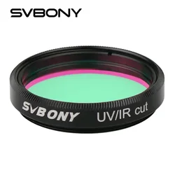 SVBONY Telescope Filter UV IR Cut Filter 1.25/2 Inch Threads Infra Red Filter CCD Camera for Eyepieces and Astronomical Camera