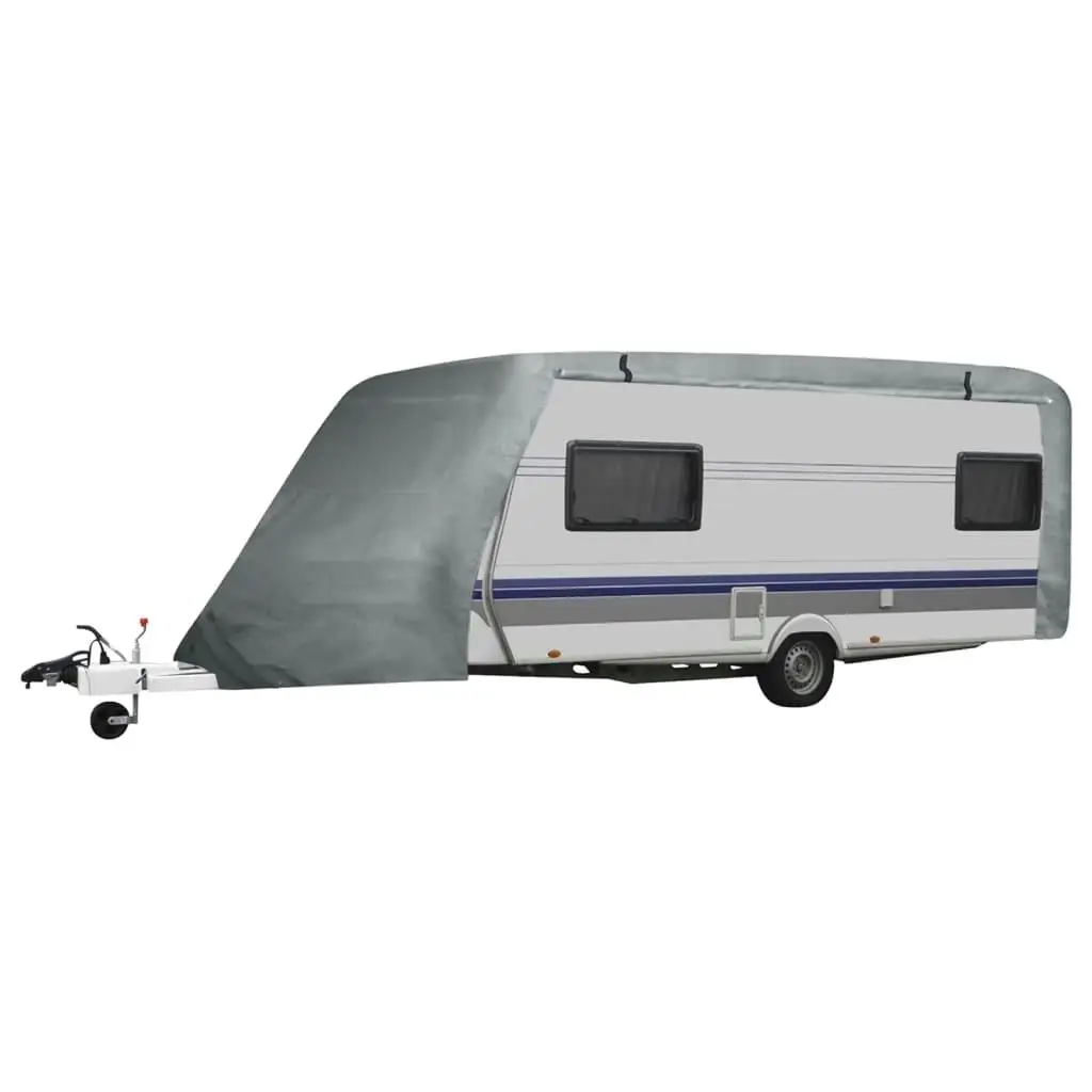 Premium Grey for caravan Cover - Weatherproof for RVs and Trailers, Size L