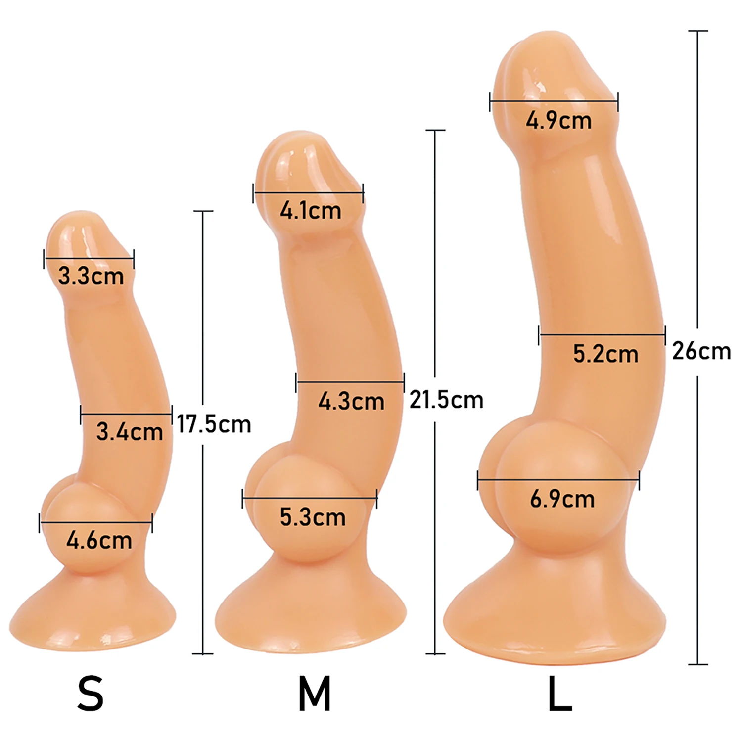 Sex Product Huge Anal Plug Dildo Big Butt Plug Soft Penis Anal Dilator Stimulate Vagina and Anus Dick Sex Toys for Women and Men