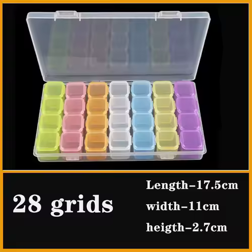 Transparent Plastic box Screw Compartment Box Jewelry Earring Display Case Container Clear Terminal Organizer Tool Storage boxes - Image 27