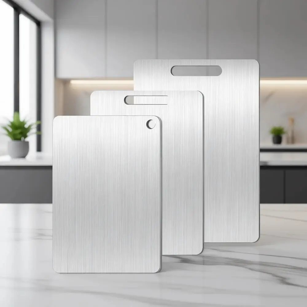 

Набор из 3 высококачественных титановых кухонных разделочных досок