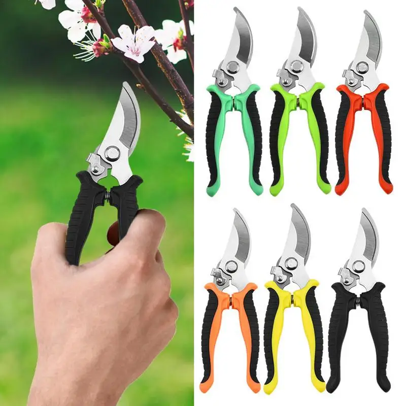 Garden Shears Pruning Scissors With Locking Handle Blade Pruning Scissors For Bonsai Fruit Trees Flowers Branches Garden Pruner