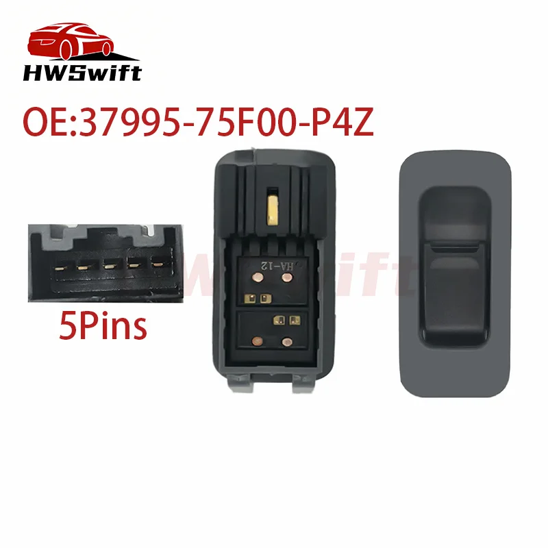 37995-75F00-P4Z Car Window Control Switch Glass Button For Suzuki Jimny 1998 1999 2000 -2015 Grand Vitara Aerio 37995 75F00 P4Z