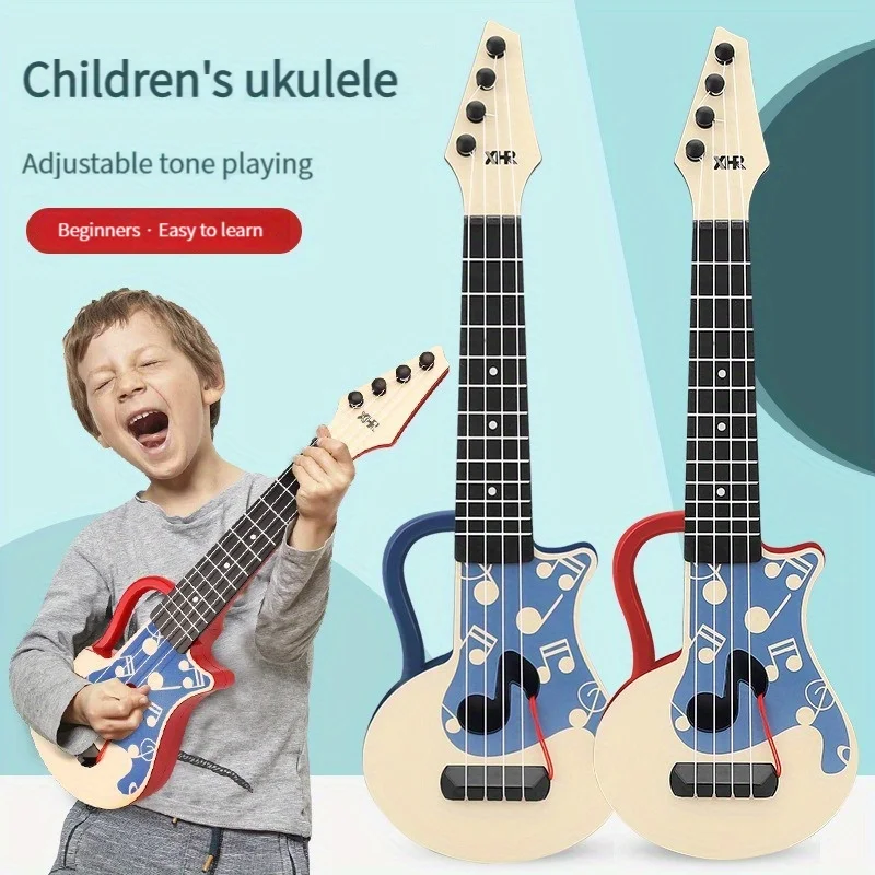 Children'S Mini Ukulele Guitar Toy Instrument 4 Strings Children'S Education Toy Music Learning Game For Boys And Girls