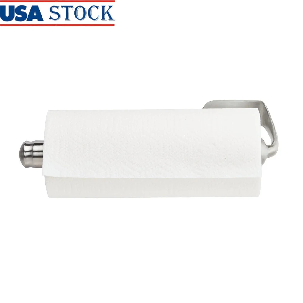 

Запатентованное настенное крепление, идеальный держатель для бумажных полотенец, отрывная трещотка для одной руки, простая установка, прочный алюминиевый ролик для кухни