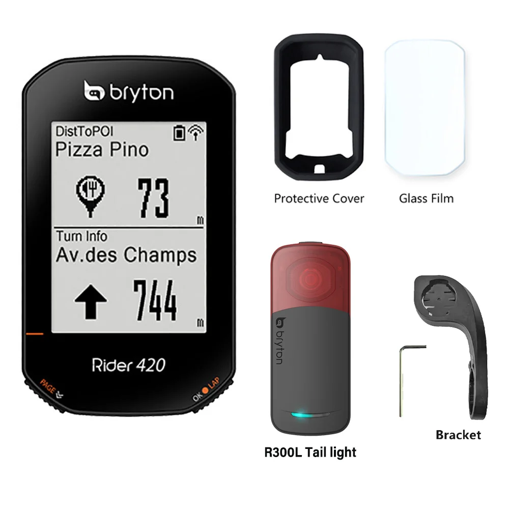 Bryton Rider 420 GPS komputer rowerowy rowerowy bezprzewodowy prędkościomierz cyfrowy mrówka + rowerowy licznik odległości do nawigacji po trasie