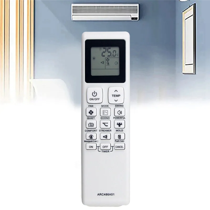 A13E-لبديل جهاز التحكم عن بعد لمكيف الهواء دايكن لرمز الموديل ARC486A51-ARC486A51 جهاز التحكم عن بعد A/C