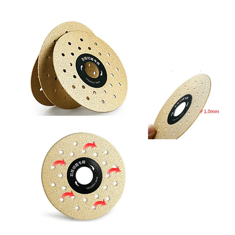 Per il taglio e la lucidatura della lama per sega diamantata lucidatura del disco abrasivo 100*25*1.0mm lama per sega diamantata larghezza sabbia smeriglio Mm