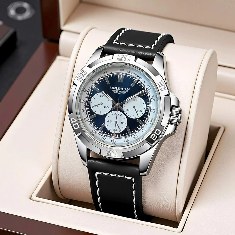 

New Fashion Luxury Man Business Leather Watch Men High Quality Quartz Watches Students Sports Wrist Watches Gifts Reloj Hombre