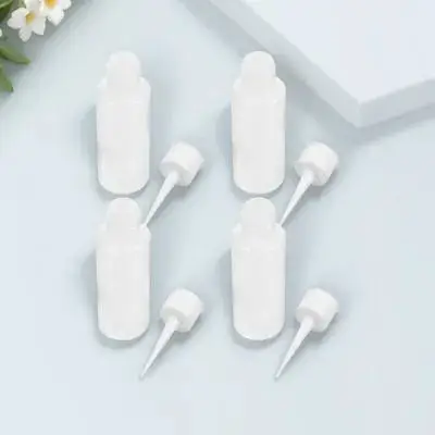 

4pcs Glue Dispenser Seamless Construction Squeeze Liquid Storage Dispense Precision Tip Plastic Craft DIY Non-Toxic