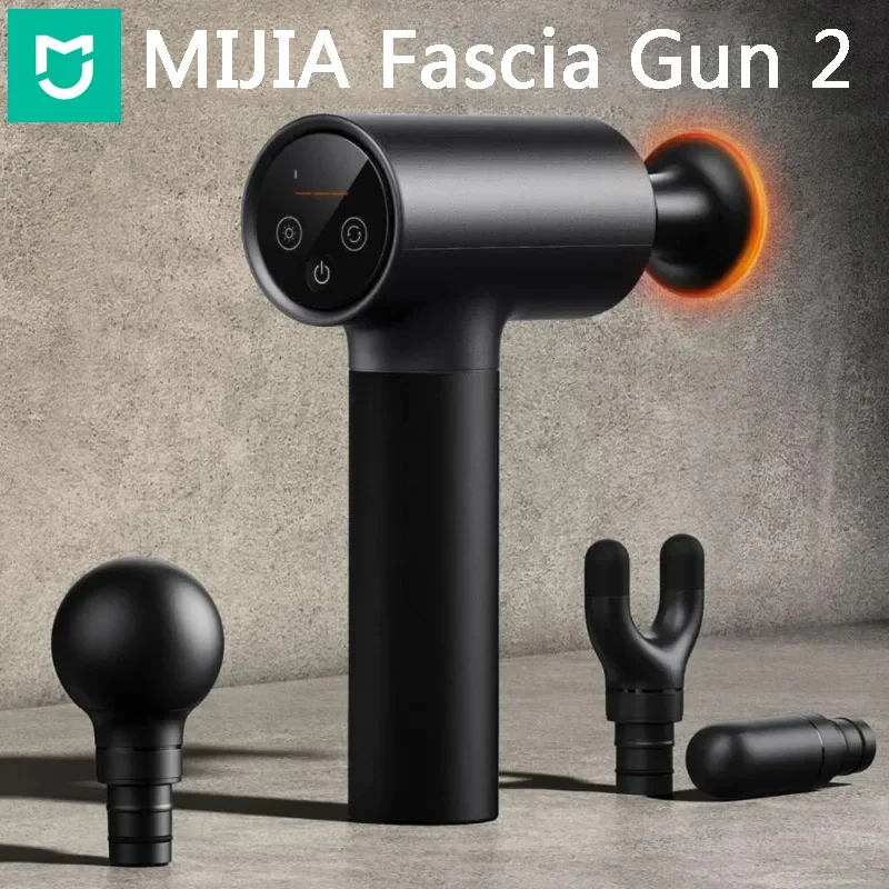 Mijia Fascia Gun 2 Intelligent Dual State 3 Gears Heat 4 Modes 2540mAh Endurance Massage Muscle Shoulder Relaxation