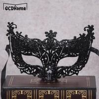 New Silver Black Sexy Ladies Masquerade Ball Mask Venetian Party Eye Mask Lace Up Carnival Fancy Dress Costume Sexy Party Decor