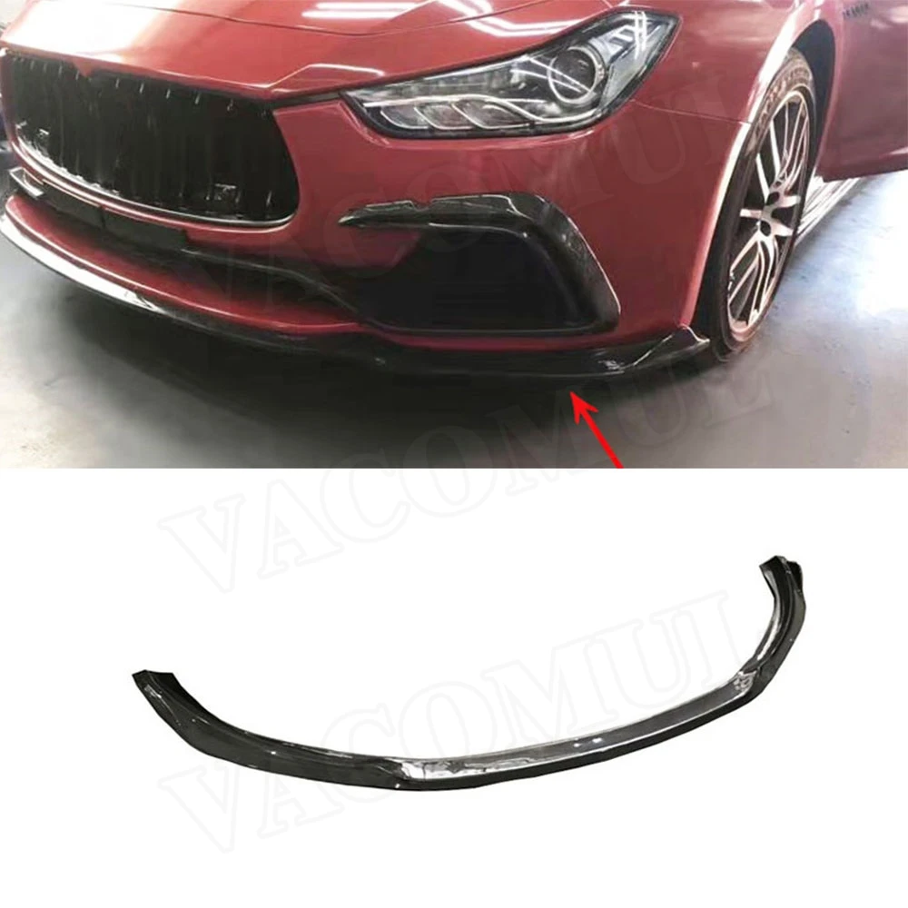 

Carbon Fiber Front Lip Bumper Chin Spoiler for Maserati Ghibli 2014-2017 Car Styling