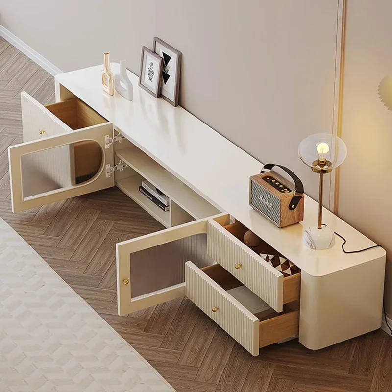 

Роскошный дизайнерский мобильный универсальный ТВ-столик для гостиной с ящиками, органайзер для хранения, мебель для дома