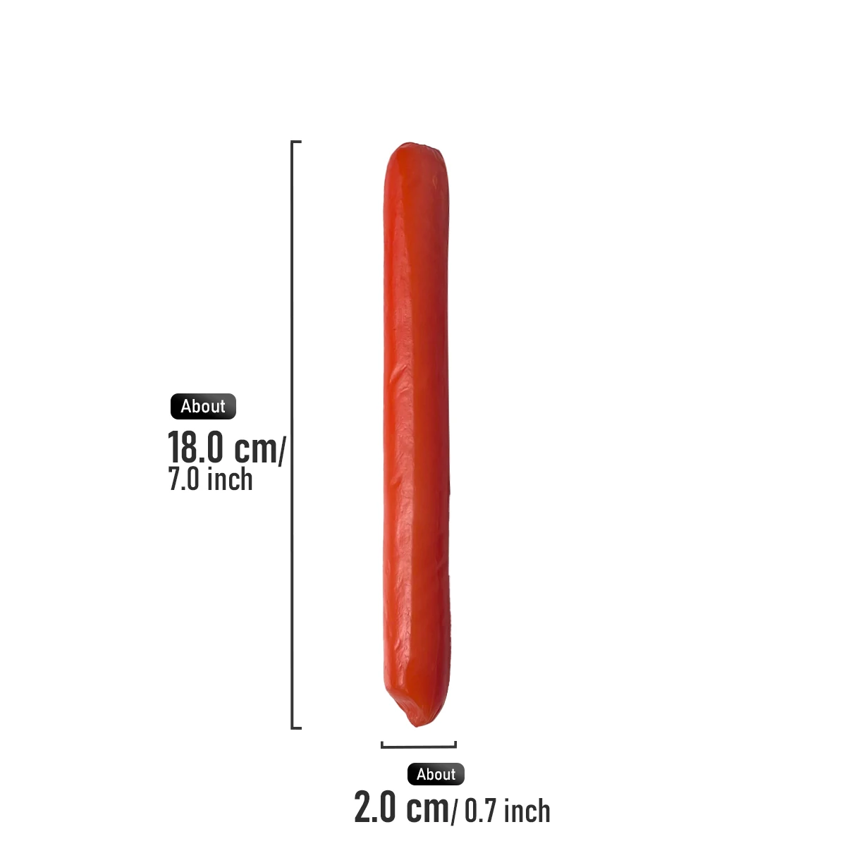 Realistisches gefälschtes Wurstmodell – künstliches Lebensmittelmodell für Fotografie-Requisiten, Küchendisplay, BBQ-Party-Dekoration und Bäckerei-Display – Detail 9