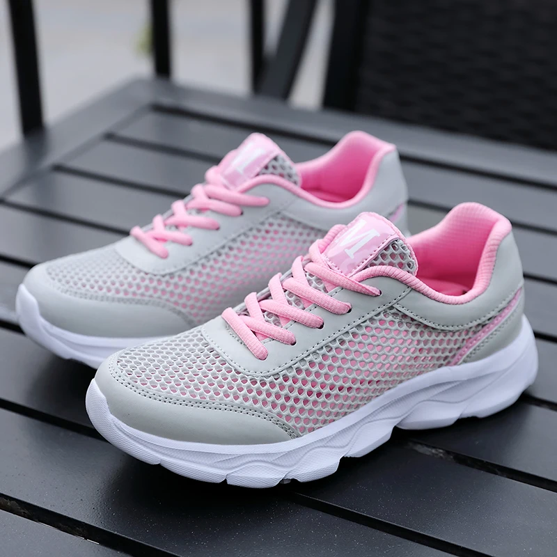 

Лидер продаж, летняя женская дышащая повседневная обувь, удобная модная легкая спортивная обувь, универсальная повседневная прогулочная обувь
