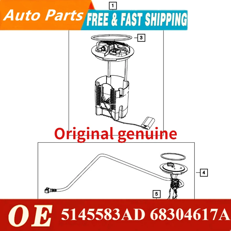 

Original genuine Fit For Dodge Durango Jeep grand Cherokee V6-3.6L Fuel Pump Assembly 5145583AD 68304617A