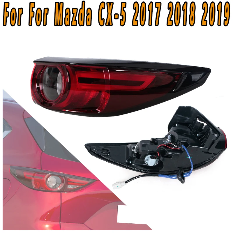 

For Mazda CX5 CX-5 2017 2018 2019 LED Taillight Turn Signal Backlight Brake Light Driving Light Warning Flashing Light Assembly